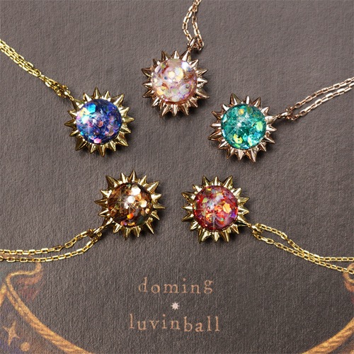 [doming✷luvinball] Mind Reading Star Snowball Necklace SET